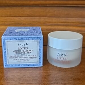 Fresh Lotus Youth Preserve Moisturizer, .5oz--NIB
